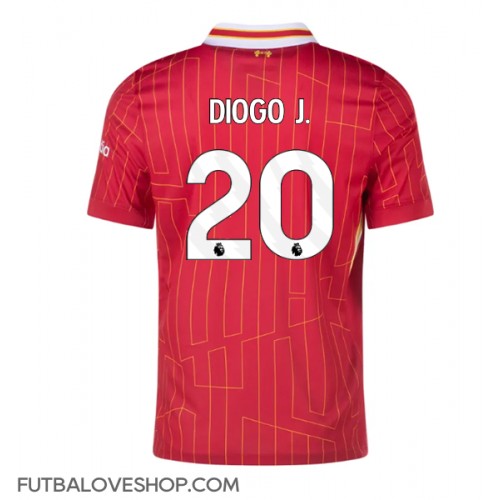 Dres Liverpool Diogo Jota #20 Domáci 2024-25 Krátky Rukáv